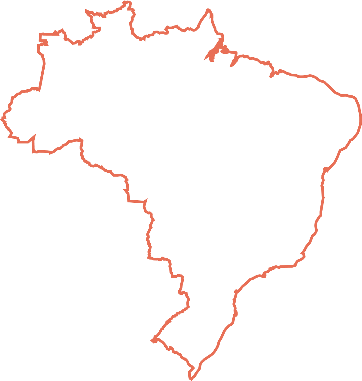 Map of Brazil