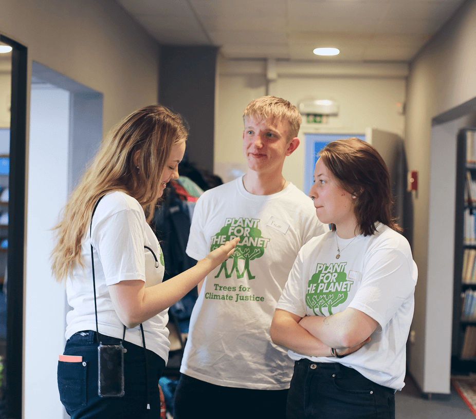 Volunteers by Plant for the Planet