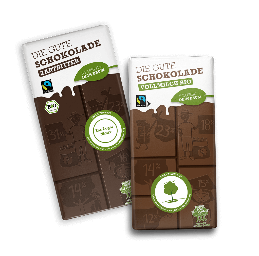 Sticker Chocolate by Plant for the Planet