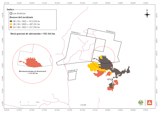 Map of Las Americas-Fire Incident by Plant for the Planet