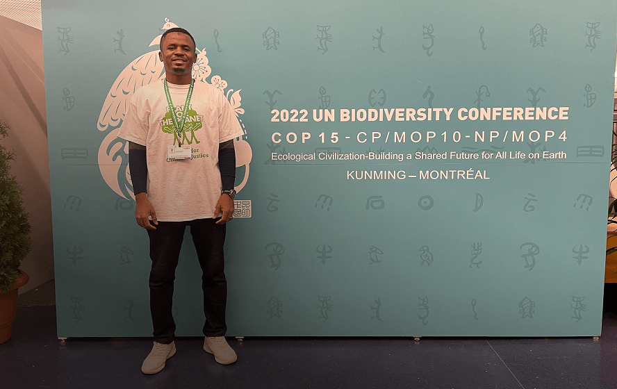 Mohammed Rabiu Dannakabu at COP 15 by Plant for the Planet