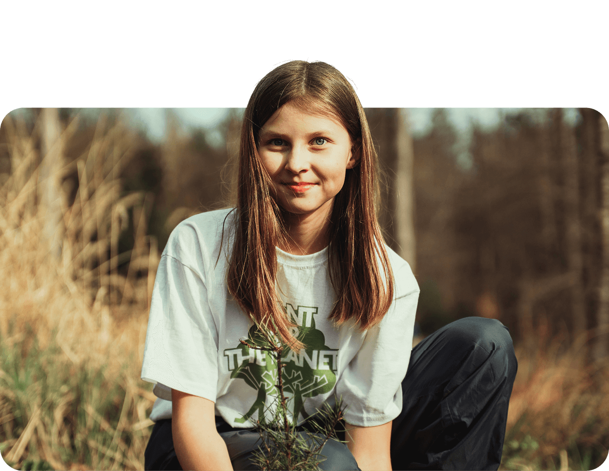 Newsletter cover by Plant for the Planet