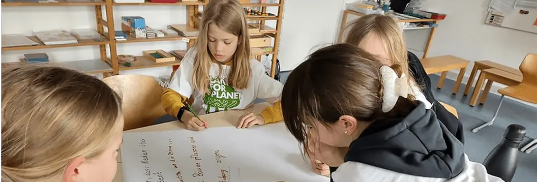 Ambassadors studying together by Plant for the Planet
