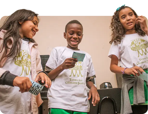 Interactive learning by Plant for the Planet