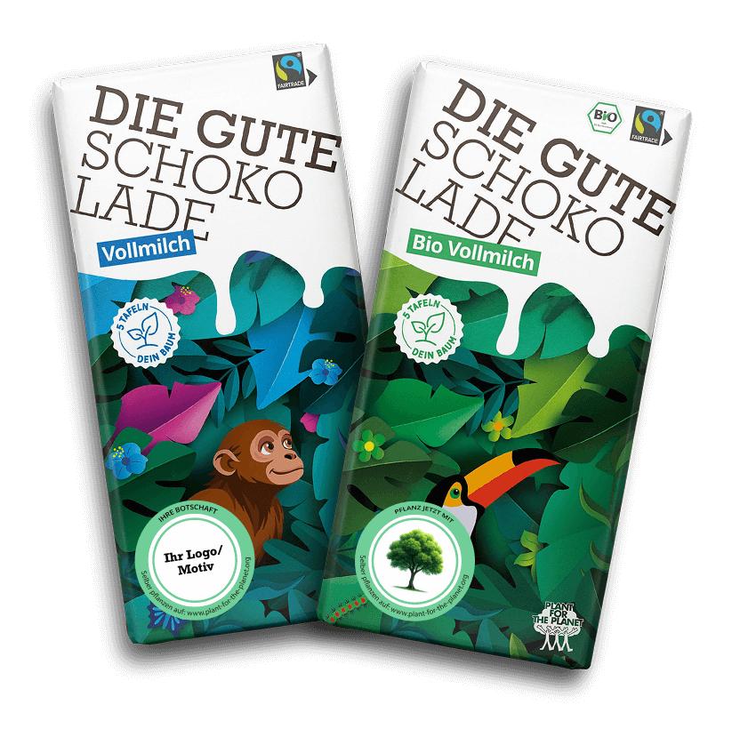 Change Chocolate Sticker DE by Plant for the Planet