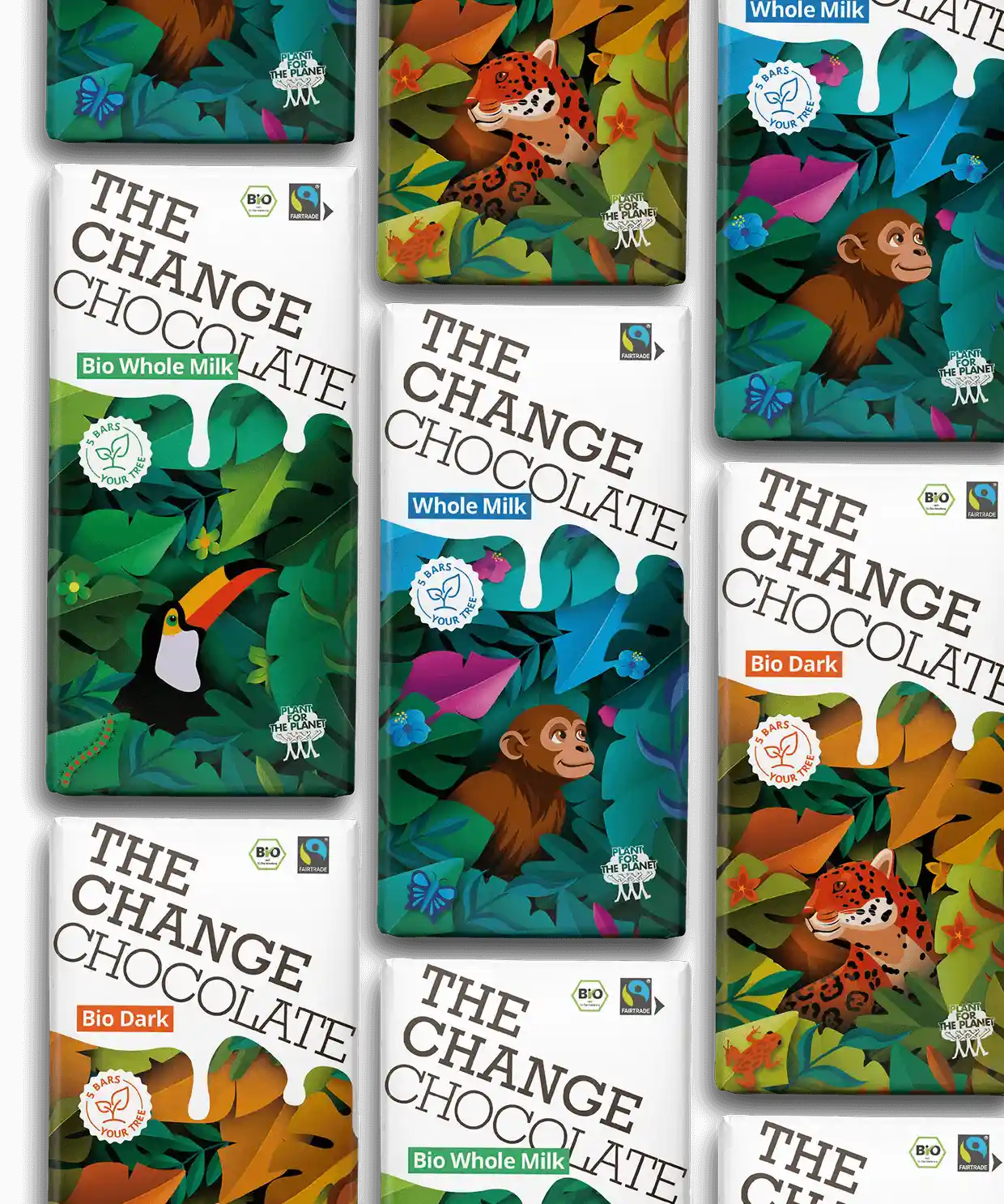 Change chocolate collage by Plant for the Planet