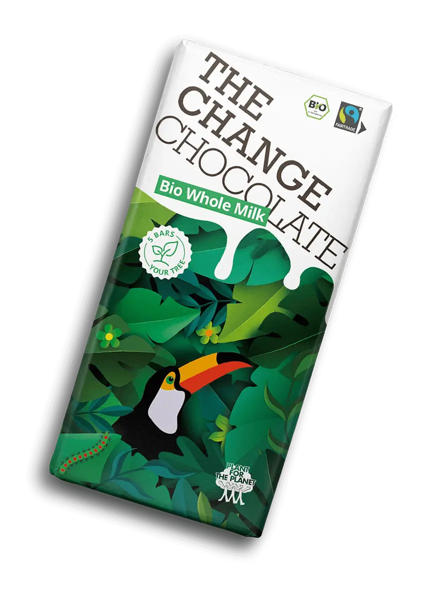 New whole milk chocolate by Plant for the Planet
