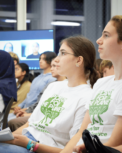 Ambassadors at a Youth summit by Plant for the Planet