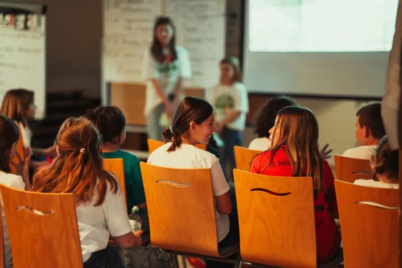 Ambassadors attending a workshop by Plant for the Planet