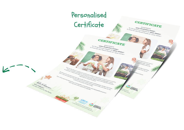 Gift Certificate by Plant for the Planet