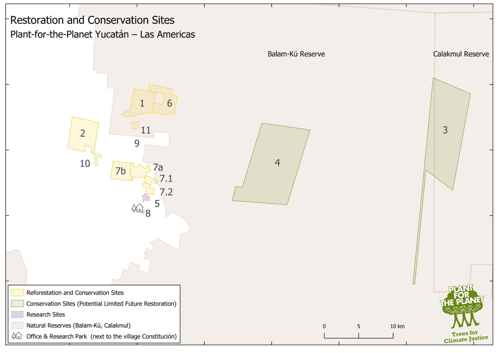 RESTORATION-CONSERVATION SITES -AMERICAS Yucatan