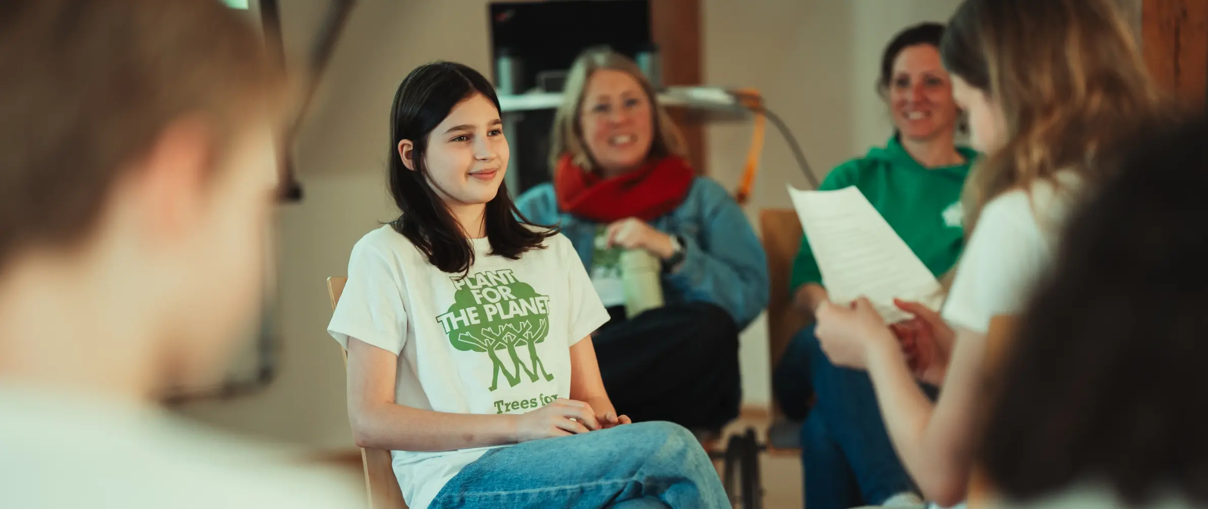 Ambassador at a workshop by Plant-for-the-Planet