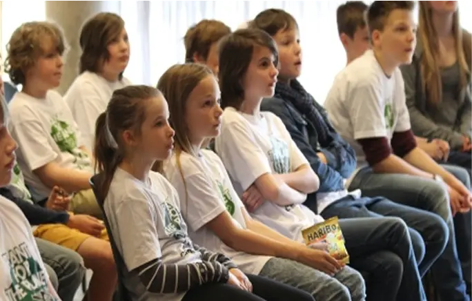 Ambassadors attending a learning session at kiko by Plant-for-the-Planet.