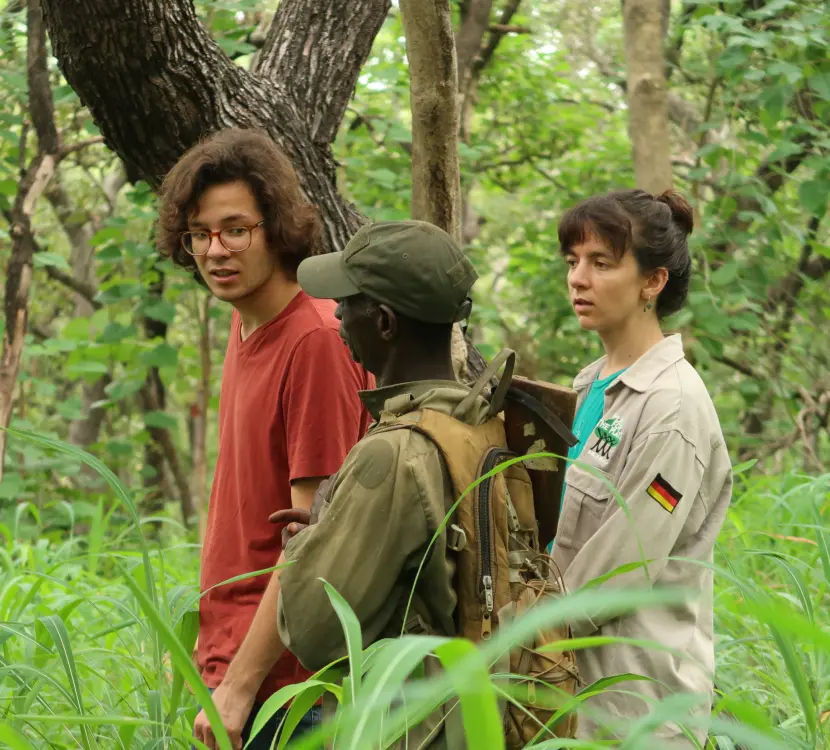 Anna with Felix other team members by Plant-for-the-Planet