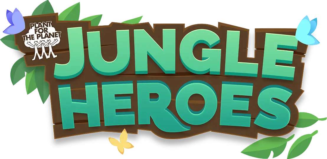 Jungle heroes game logo by Plant-for-the-Planet