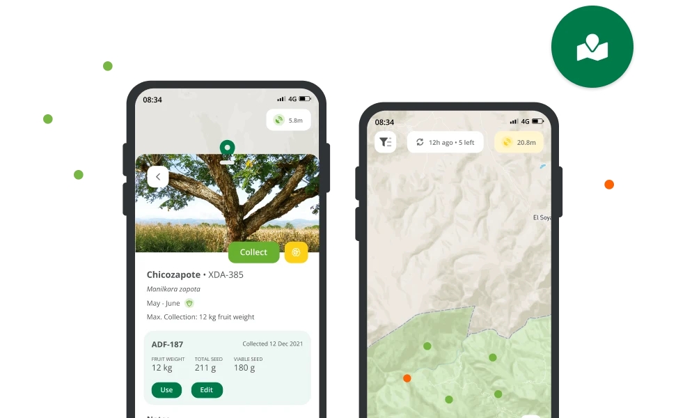 SeedManager app preview by Plant-for-the-Planet