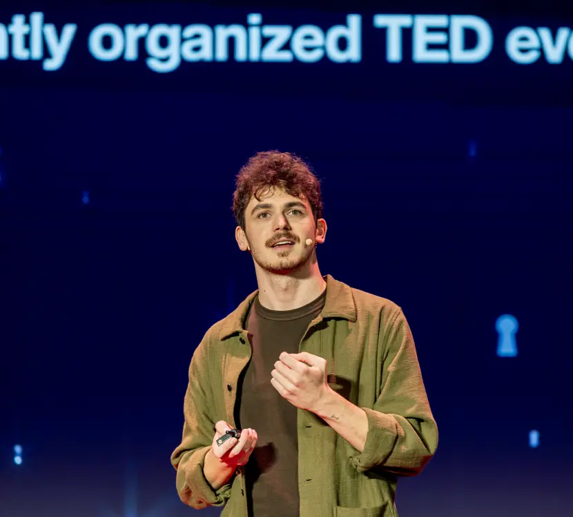 Simon at Tedx by Plant-for-the-Planet