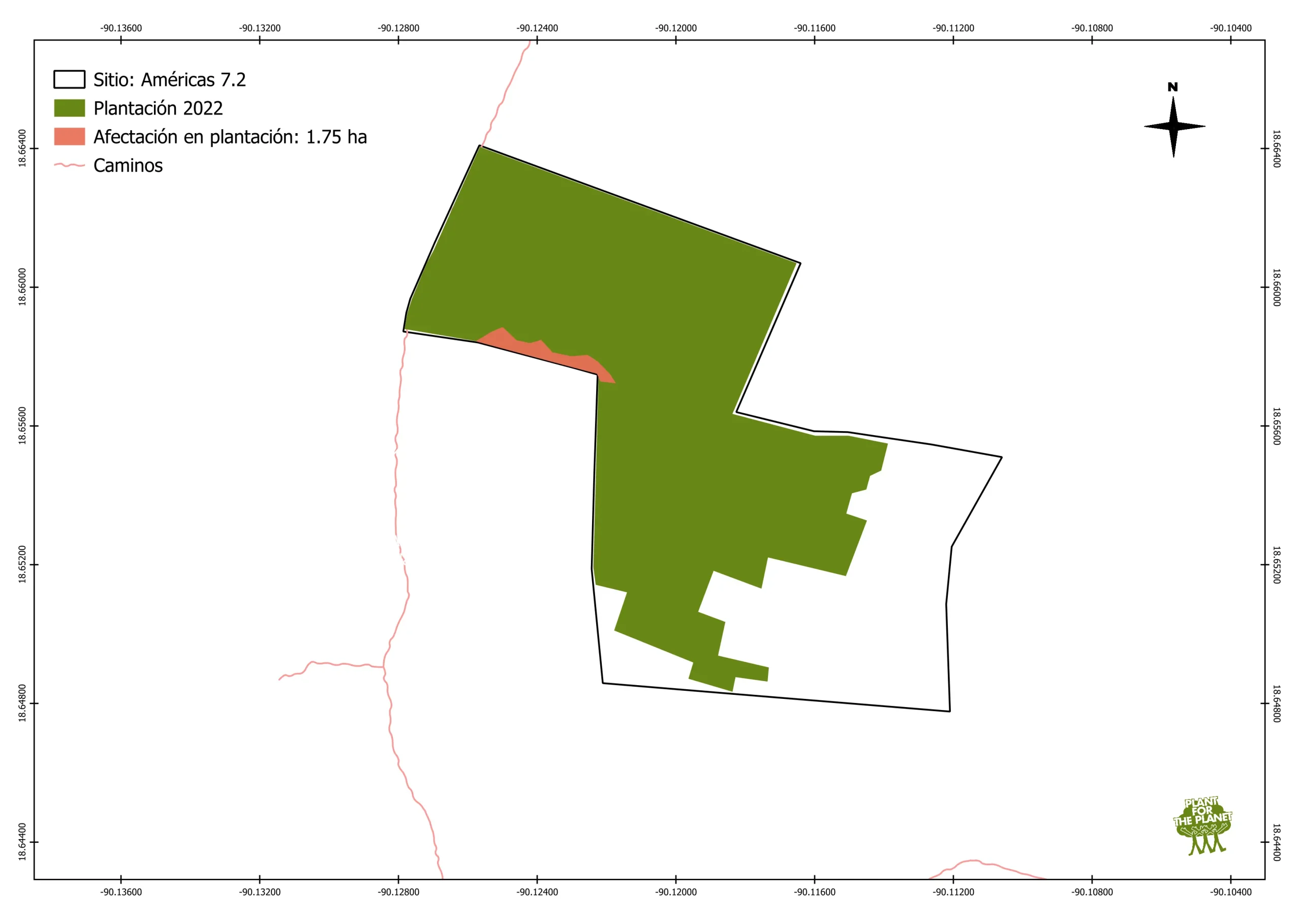 Incident Las Americas 7.2 Map by Plant-for-the-Planet