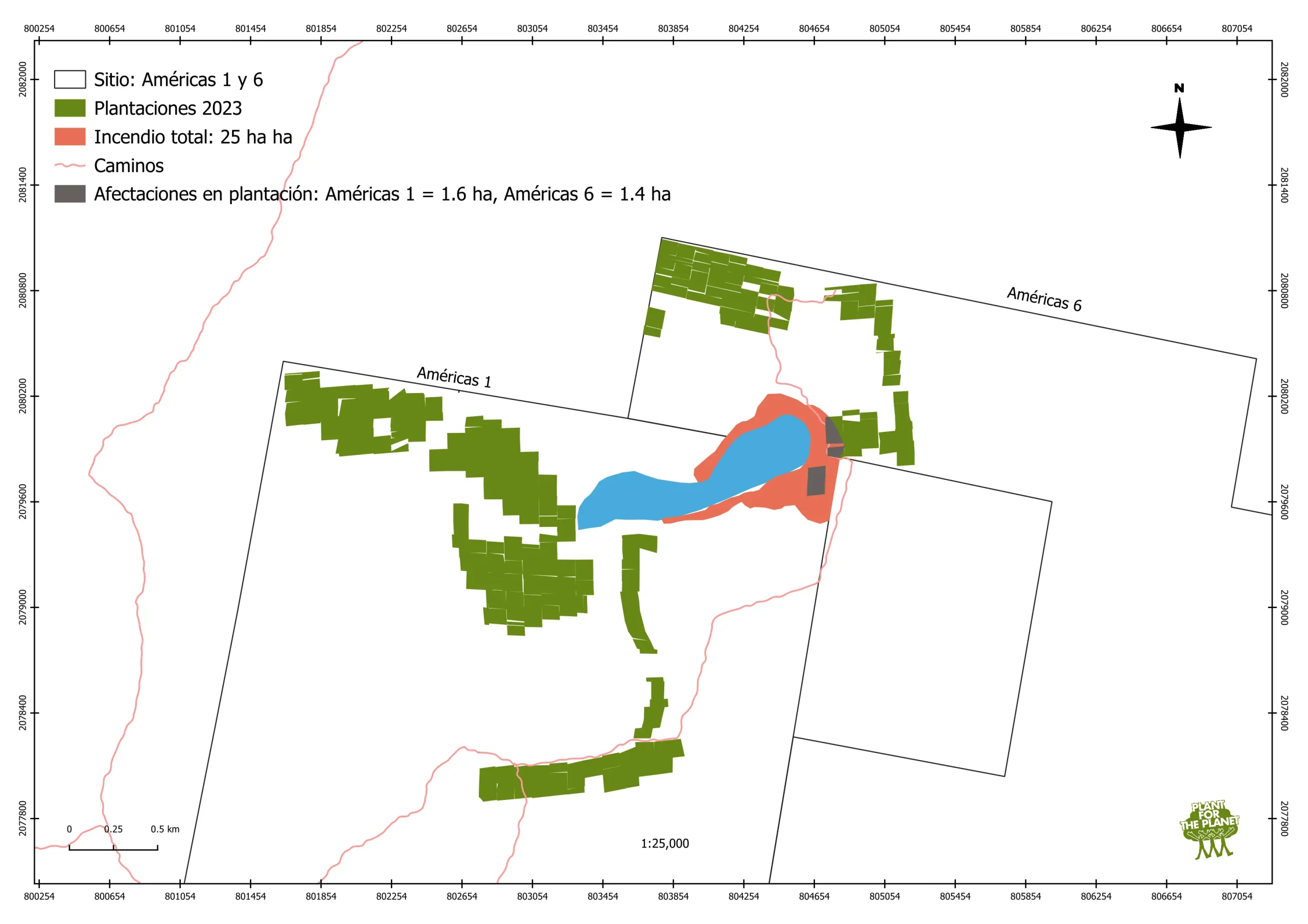 Incident Map Las Americas 1 & 6 by Plant-for-the-Planet