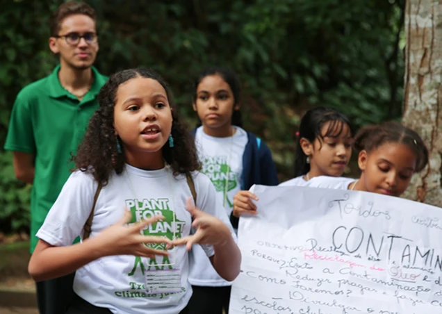 Young Ambassador Presenting by Plant-for-the-Planet