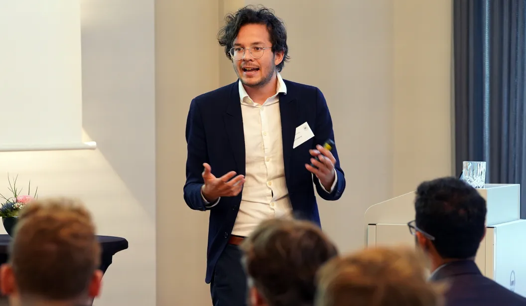 Felix Finkbeiner giving a speech by Plant-for-the-Planet