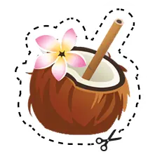 Coconut Sticker by Plant-for-the-Planet